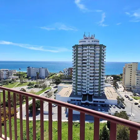 Da Rocha Beach, Amazing 180m Sea View شقة بورتيماو